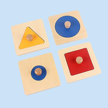Load image into Gallery viewer, Beginner Shapes Knob Puzzles