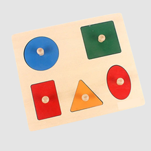 Load image into Gallery viewer, Basic Shapes Knob Puzzle