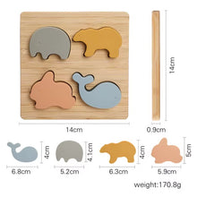 Load image into Gallery viewer, Silicone Animal Puzzle
