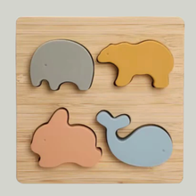 Load image into Gallery viewer, Silicone Animal Puzzle
